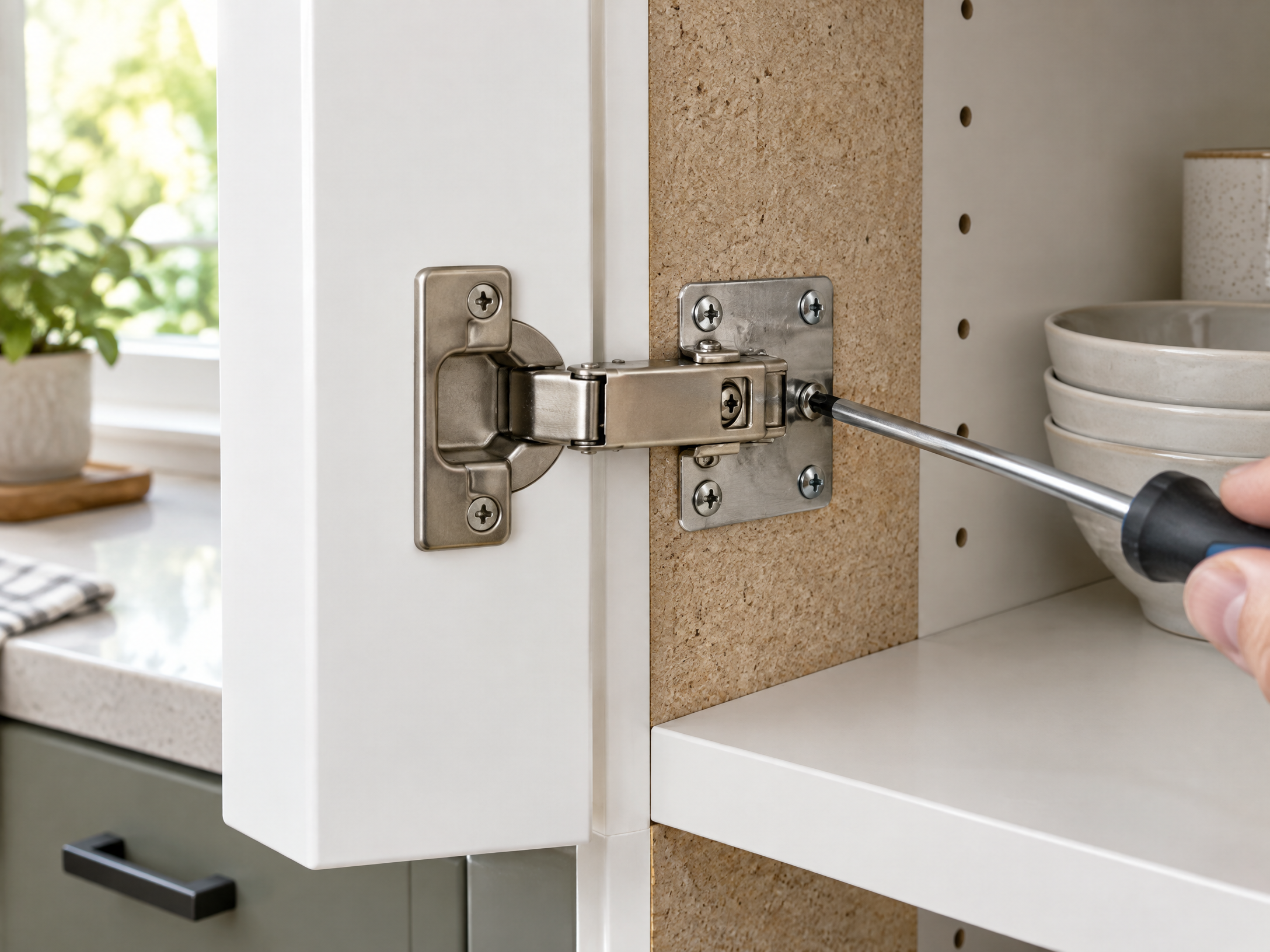 How to Fix Stripped Cabinet Hinge Screw Holes in Particleboard