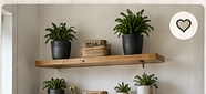 Floating Wood Shelves
