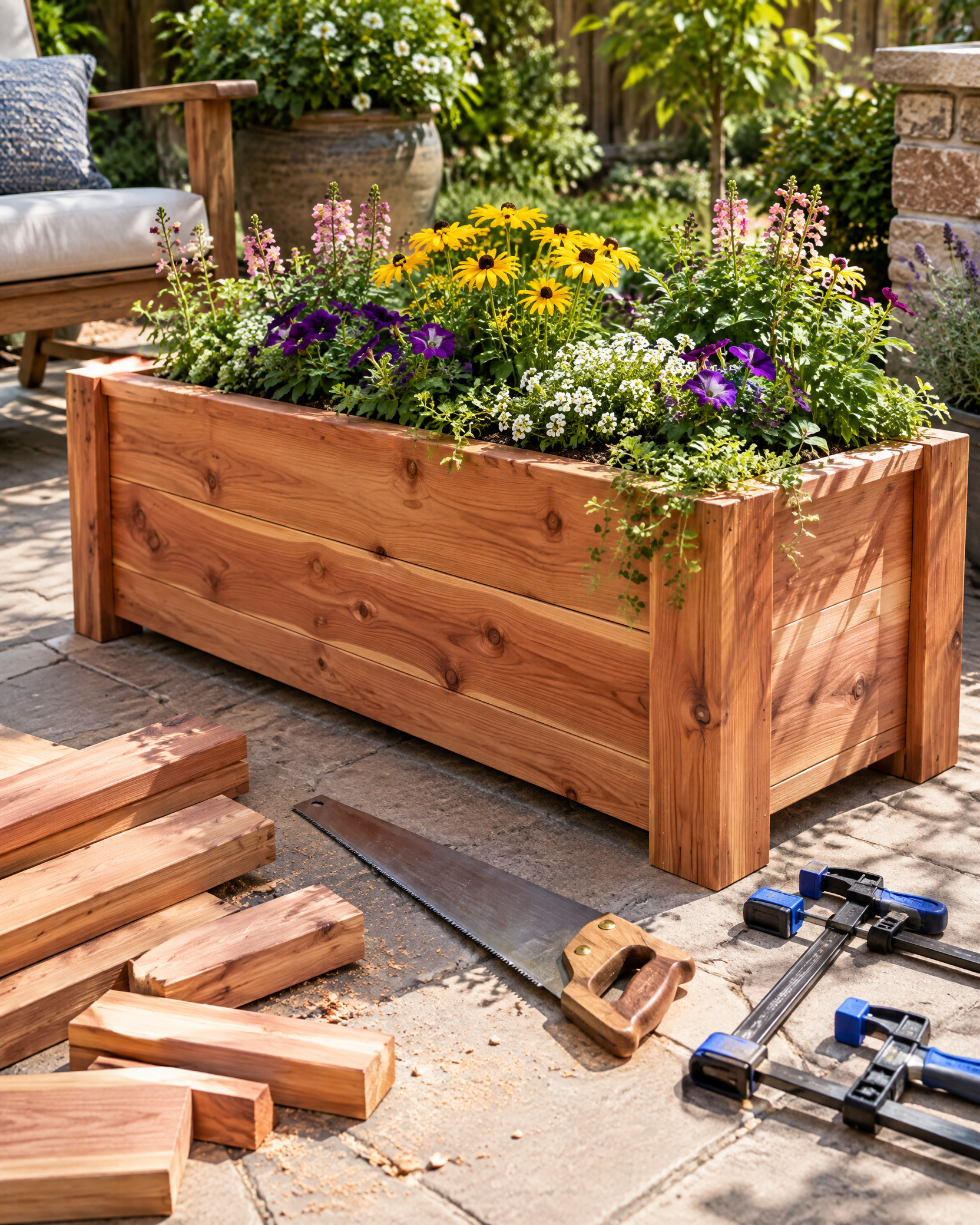 Build a Cedar Planter Box
