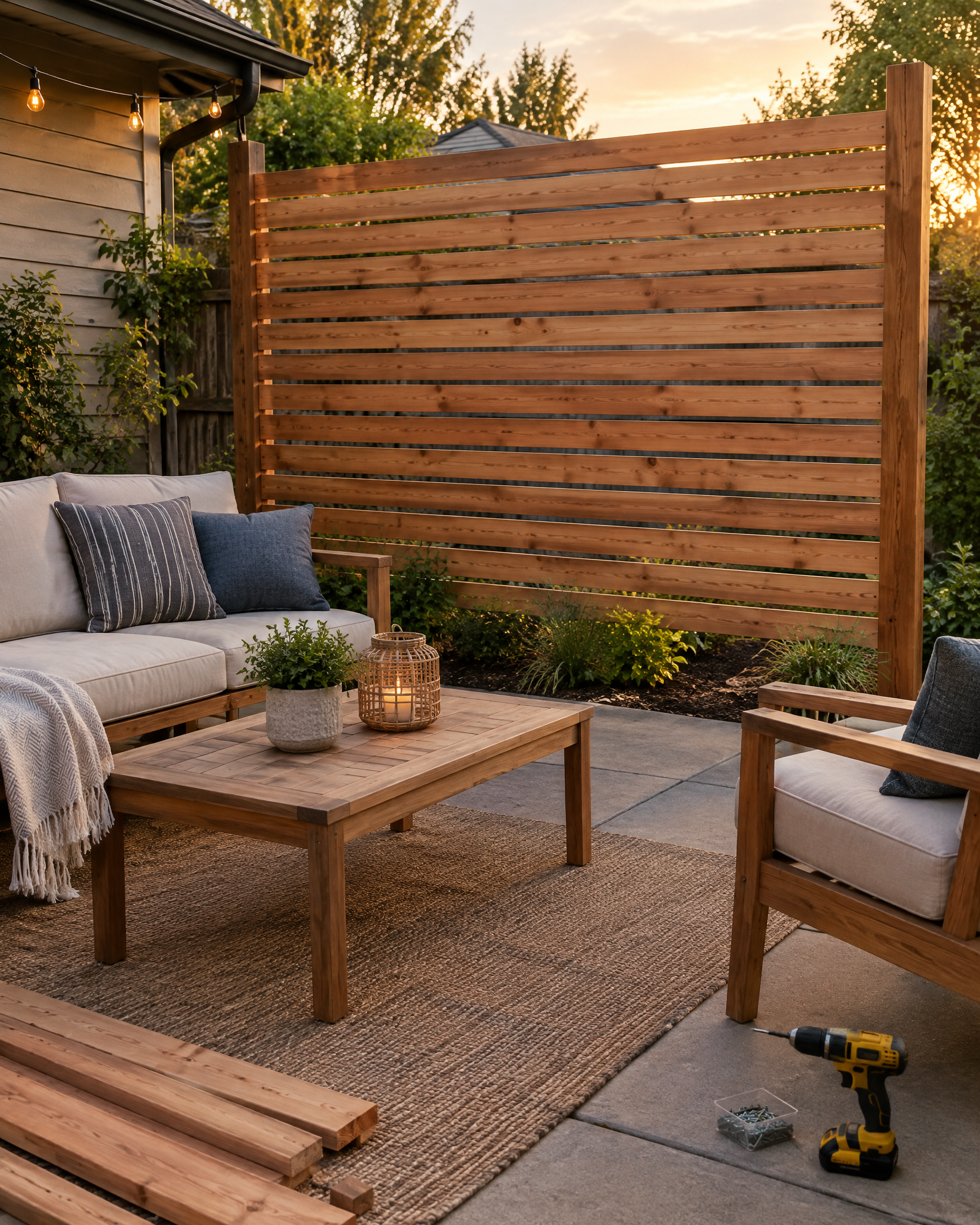 Make a DIY Privacy Screen