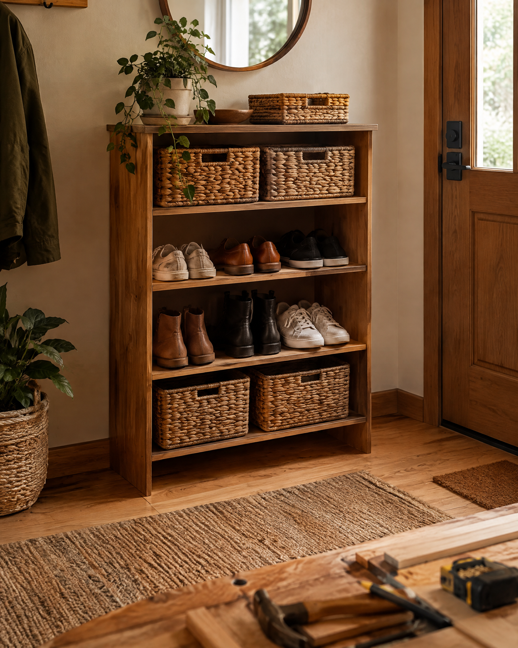 Make an Entryway Shoe Cabinet