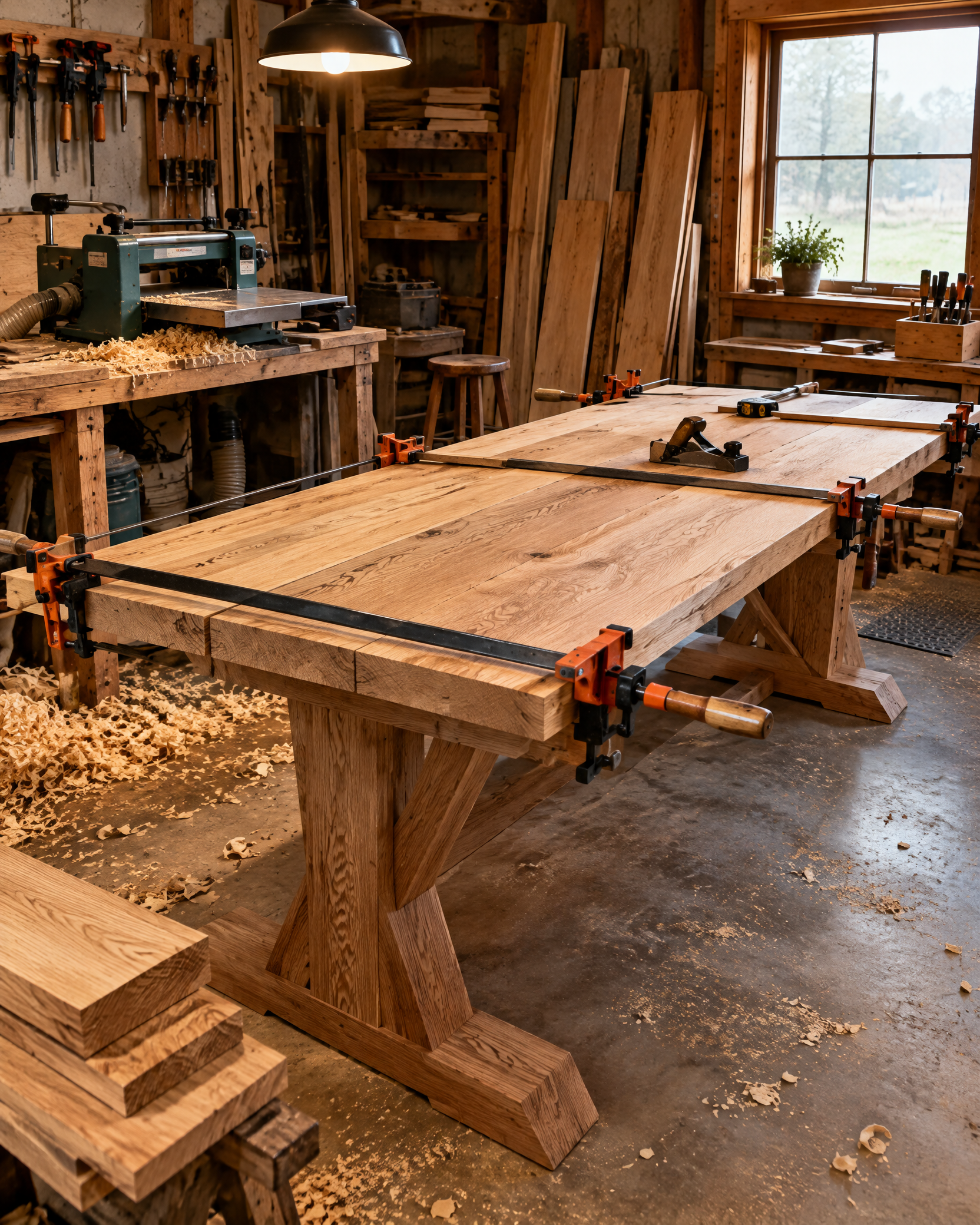 Build a Farmhouse Dining Table
