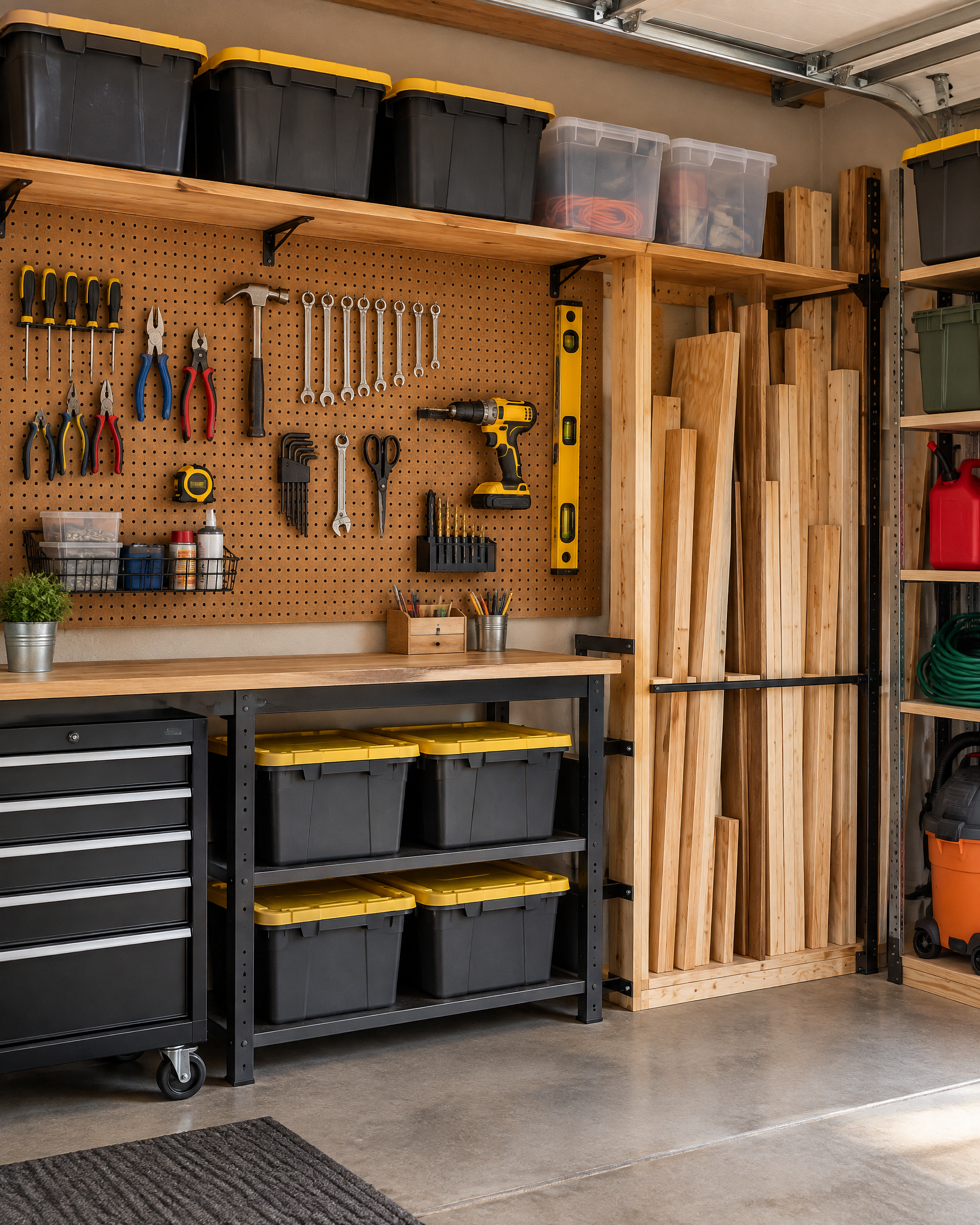 Build a Garage Storage Wall