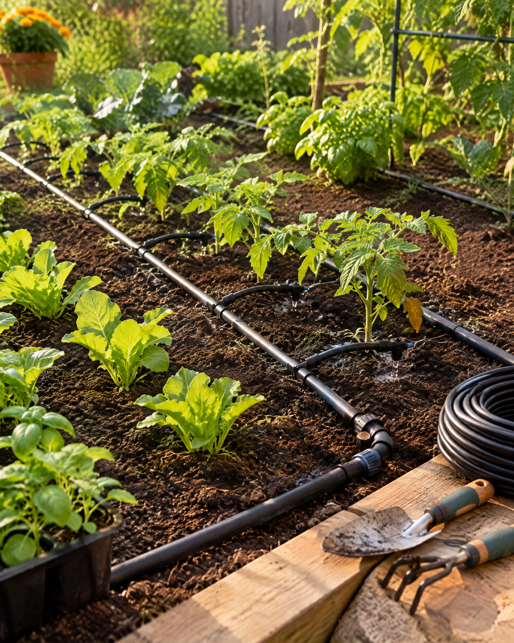 Install a Drip Irrigation Line