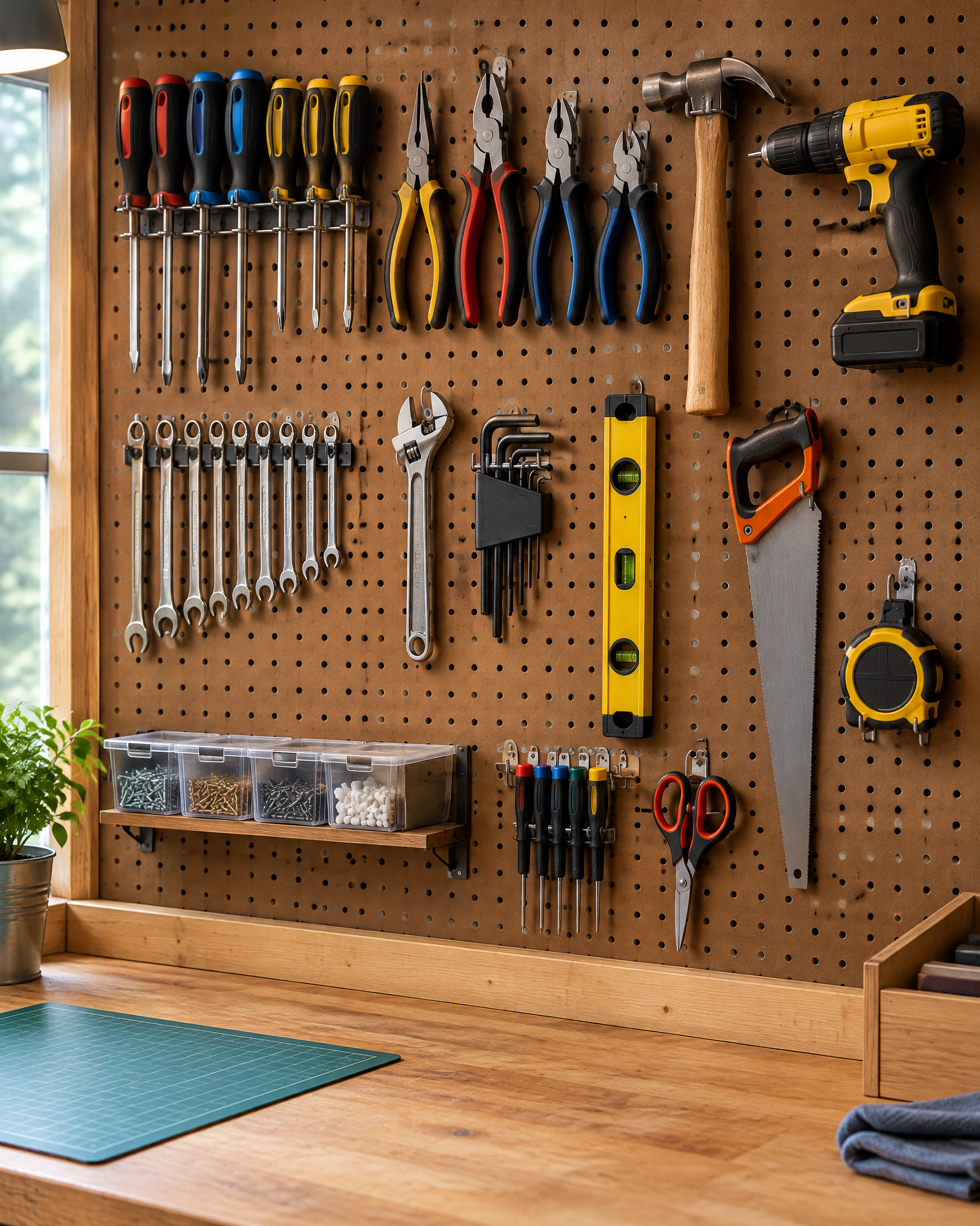 Build a Pegboard Tool Organizer