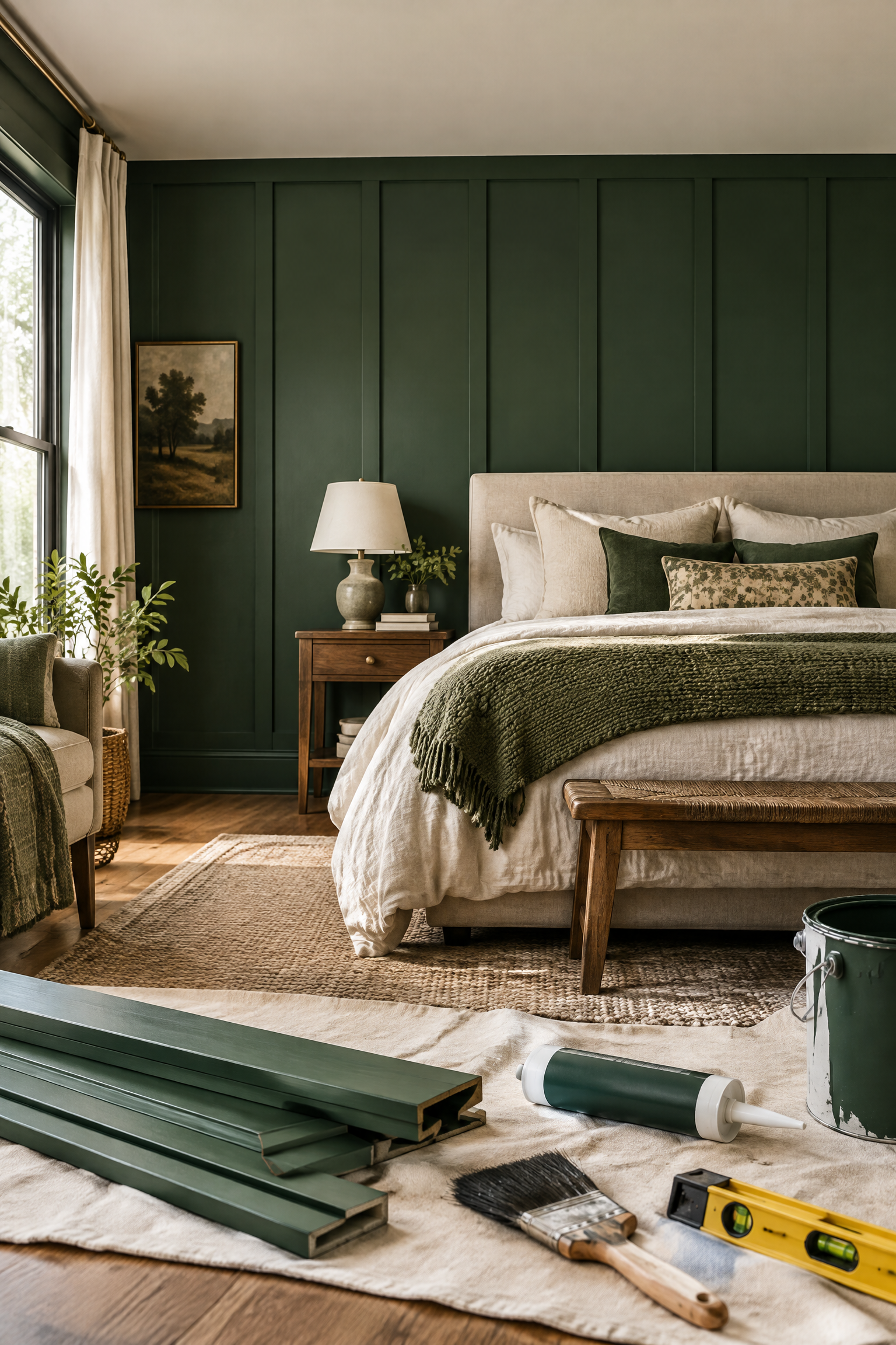 Board-and-Batten Accent Wall