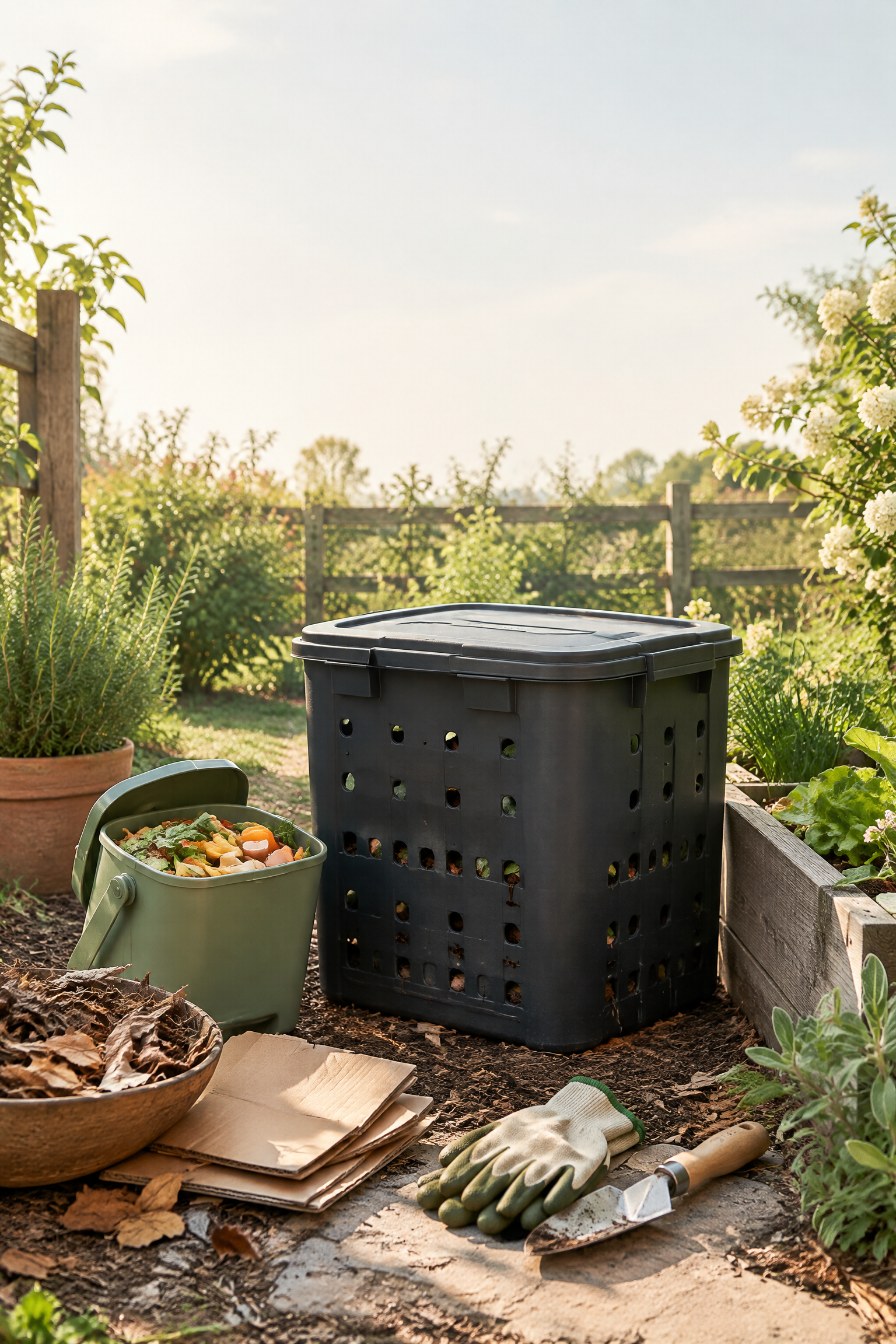 Cheap DIY Compost Bin