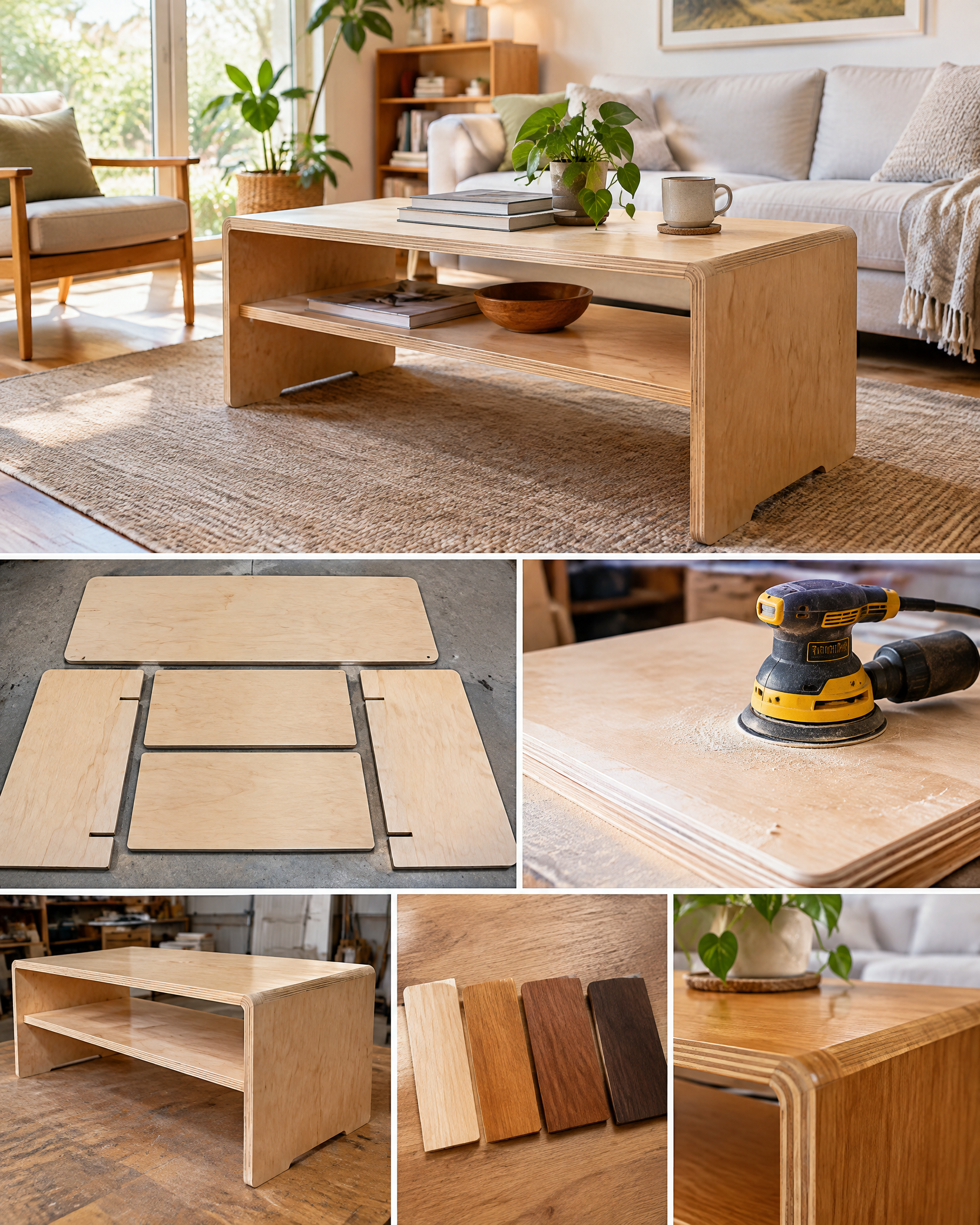 Make a Plywood Coffee Table