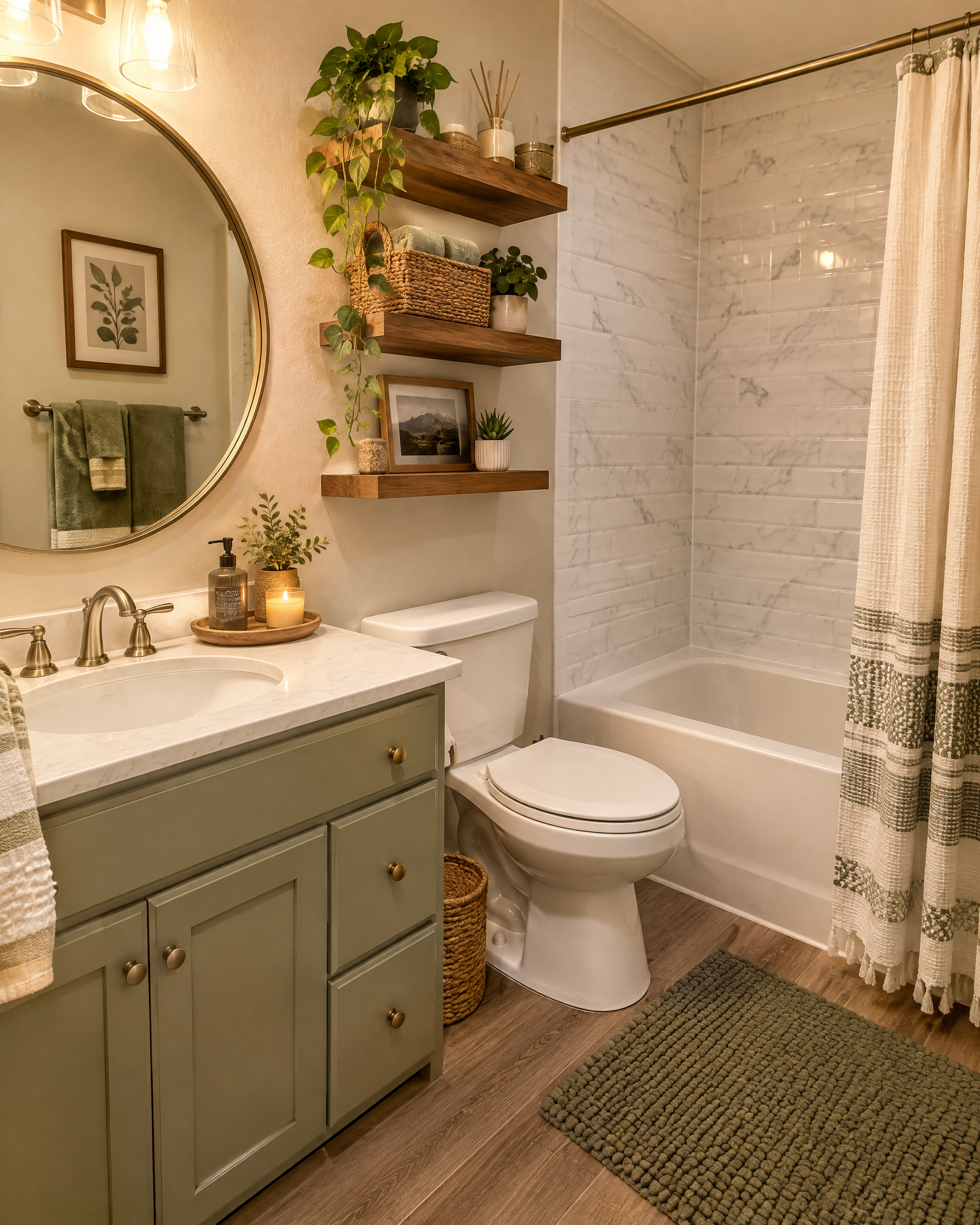 Make a Rental-Friendly Bathroom Makeover