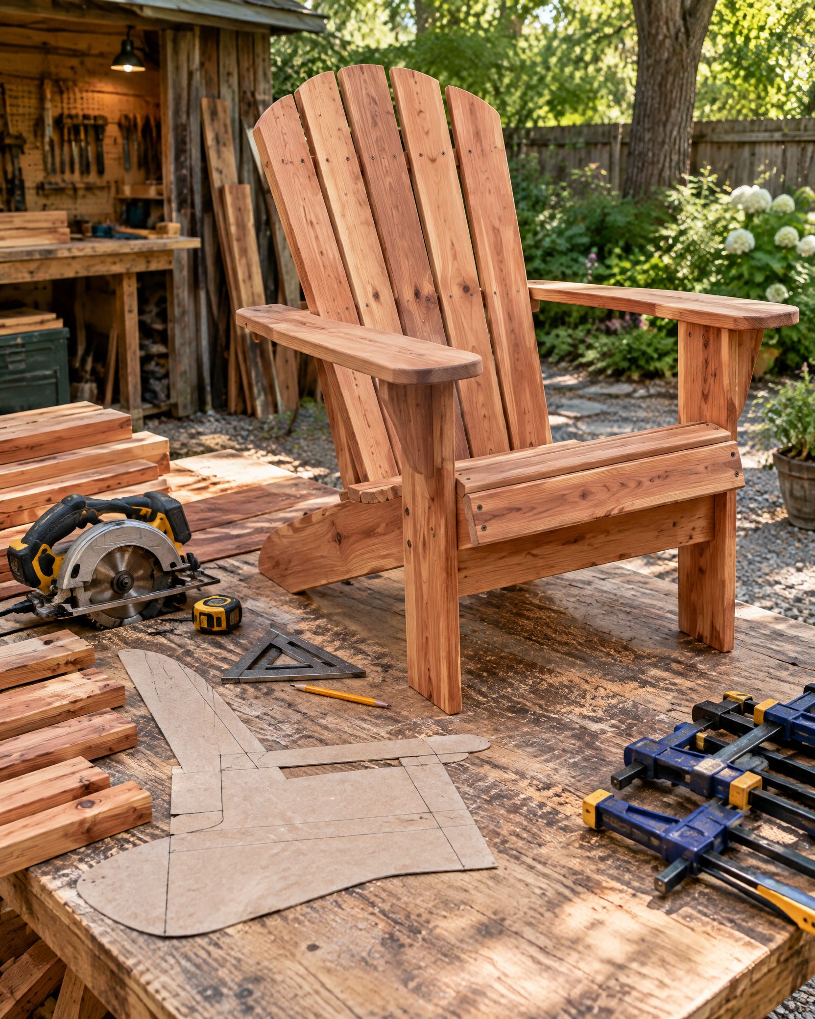 Make a Simple Adirondack Chair