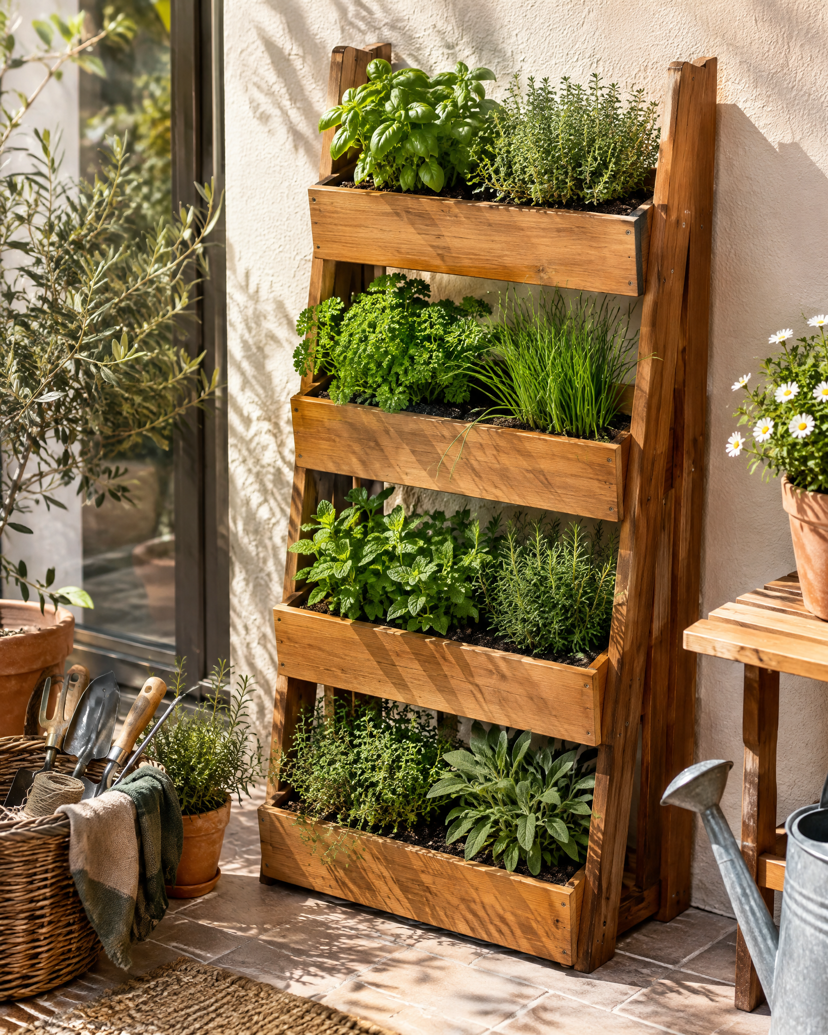 Build a Vertical Herb Garden